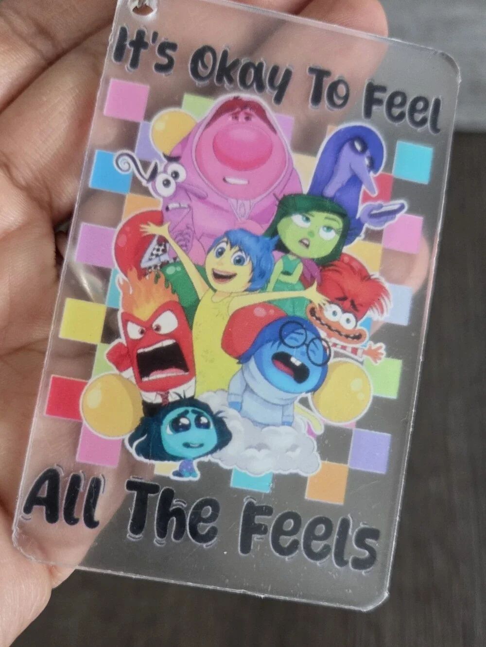 Disney INSIDE OUT Keychain - Picture 2 of 4
